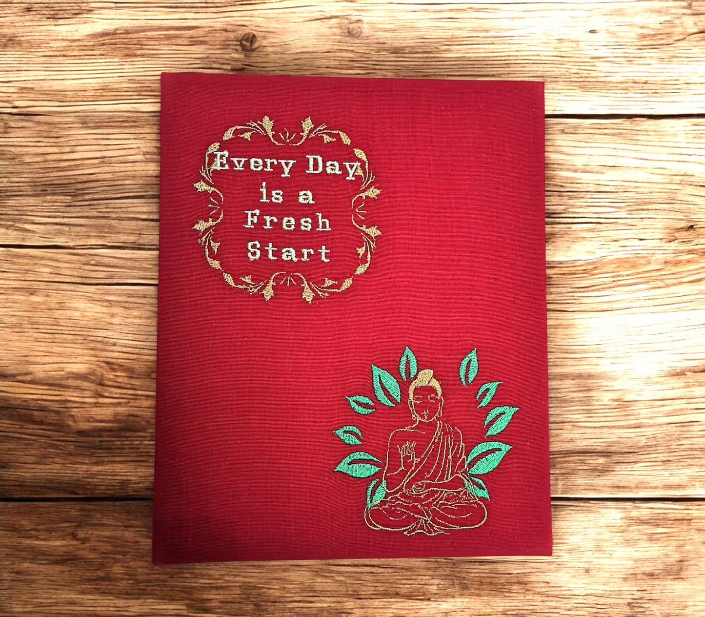 Every Day Is A Fresh Start Embroidery Art, Motivation Wall Hanging Sign, New Home Décor