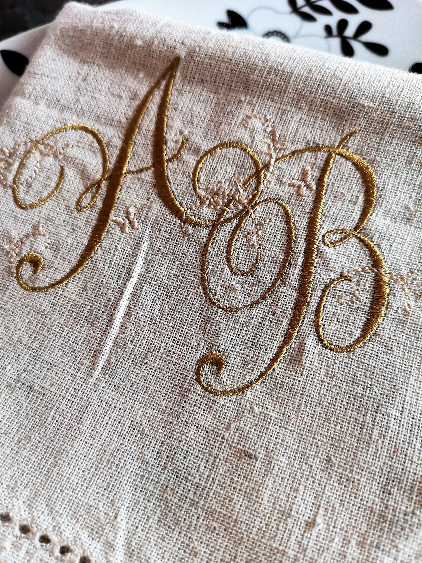 Personalised Napkins Embroidered Cotton Hemstitched dinner napkins 20x20in Monogrammed Napkins Serviette Anniversary Gift Napkins Set