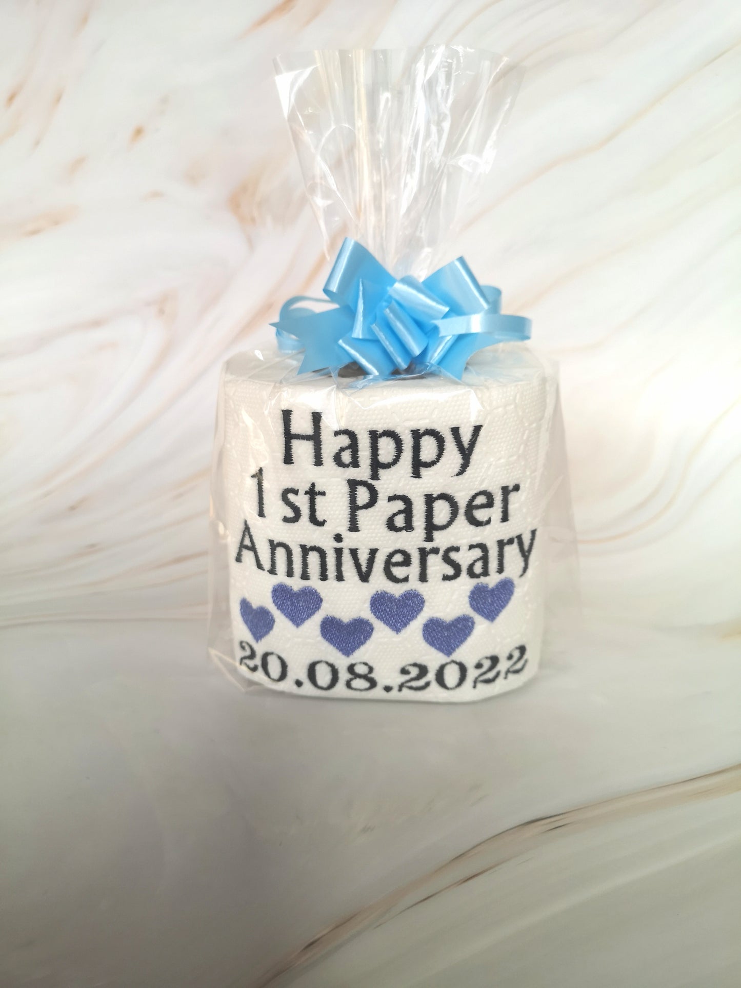 1st Paper Anniversary Gift, Paper Anniversary Gift, Embroider Toilet Paper, First Wedding Anniversary Gift, Anniversary Gift