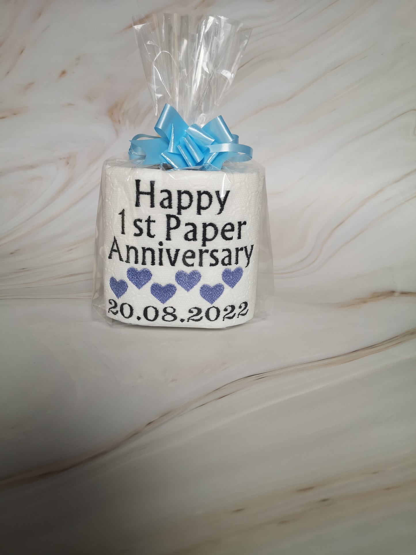 1st Paper Anniversary Gift, Paper Anniversary Gift, Embroider Toilet Paper, First Wedding Anniversary Gift, Anniversary Gift
