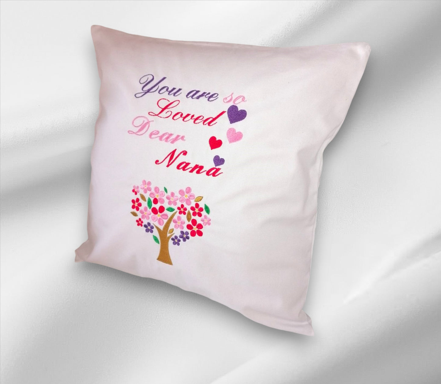 Nana Cushion Gifts for Her, Throw Pillow Cover, Personalised Dear Nana Cushion, Cuddle Pillow for Nana