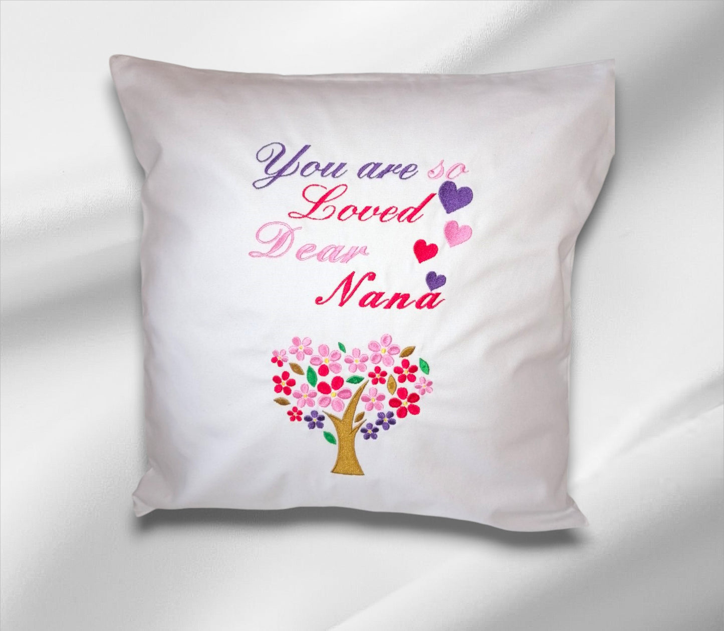 Nana Cushion Gifts for Her, Throw Pillow Cover, Personalised Dear Nana Cushion, Cuddle Pillow for Nana