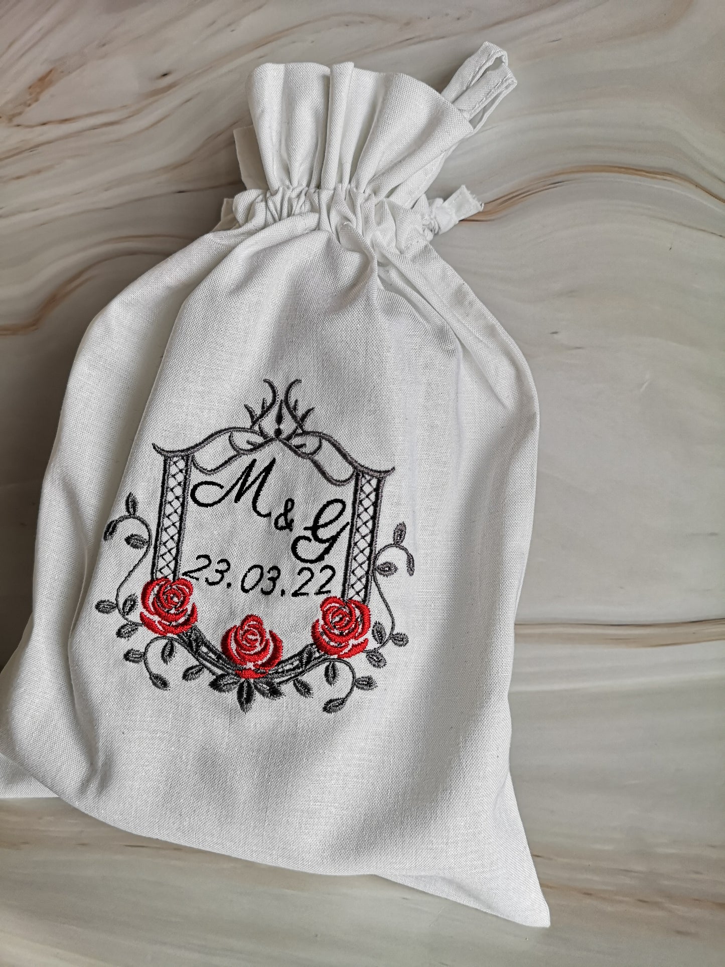 Personalised Jewish Wedding Glass Bag UK Embroider Breaking Glass Pouch Jewish Groom Glass Bag Jewish Wedding Ceremony Gift Jewish Tradition