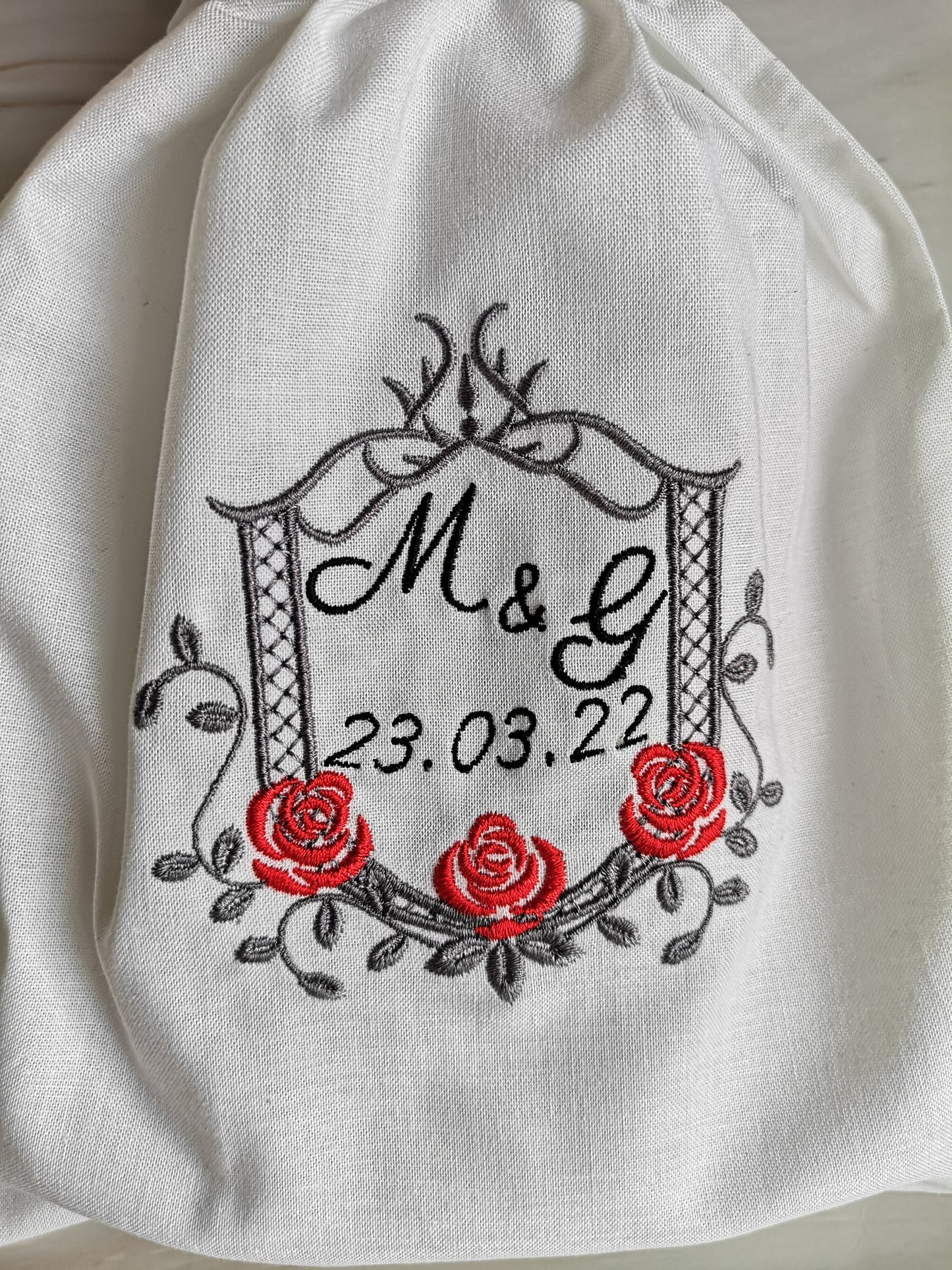 Personalised Jewish Wedding Glass Bag UK Embroider Breaking Glass Pouch Jewish Groom Glass Bag Jewish Wedding Ceremony Gift Jewish Tradition