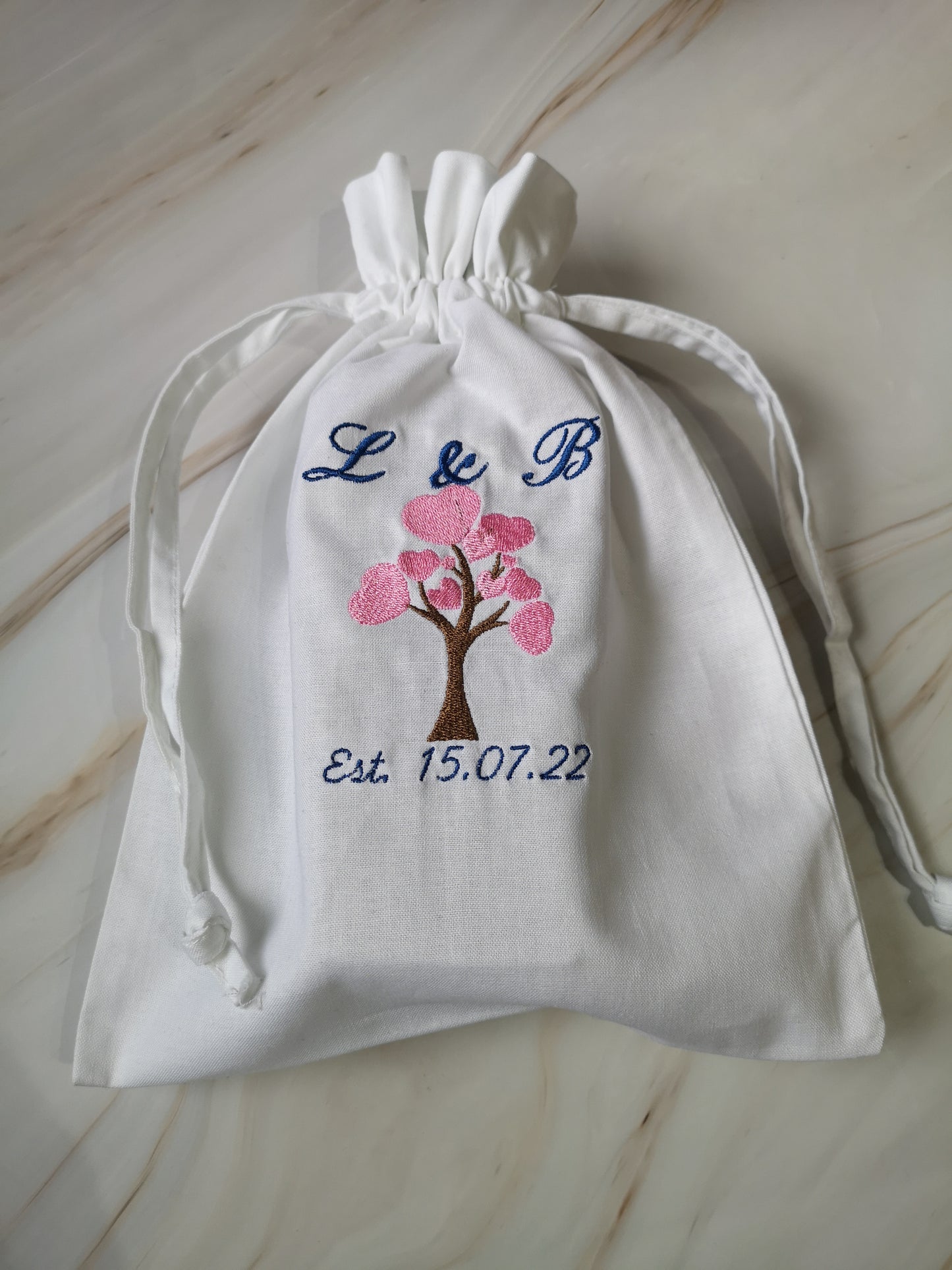 Personalised Jewish Wedding Glass Bag UK Embroider Breaking Glass Pouch Jewish Groom Glass Bag Jewish Wedding Ceremony Gift Jewish Tradition