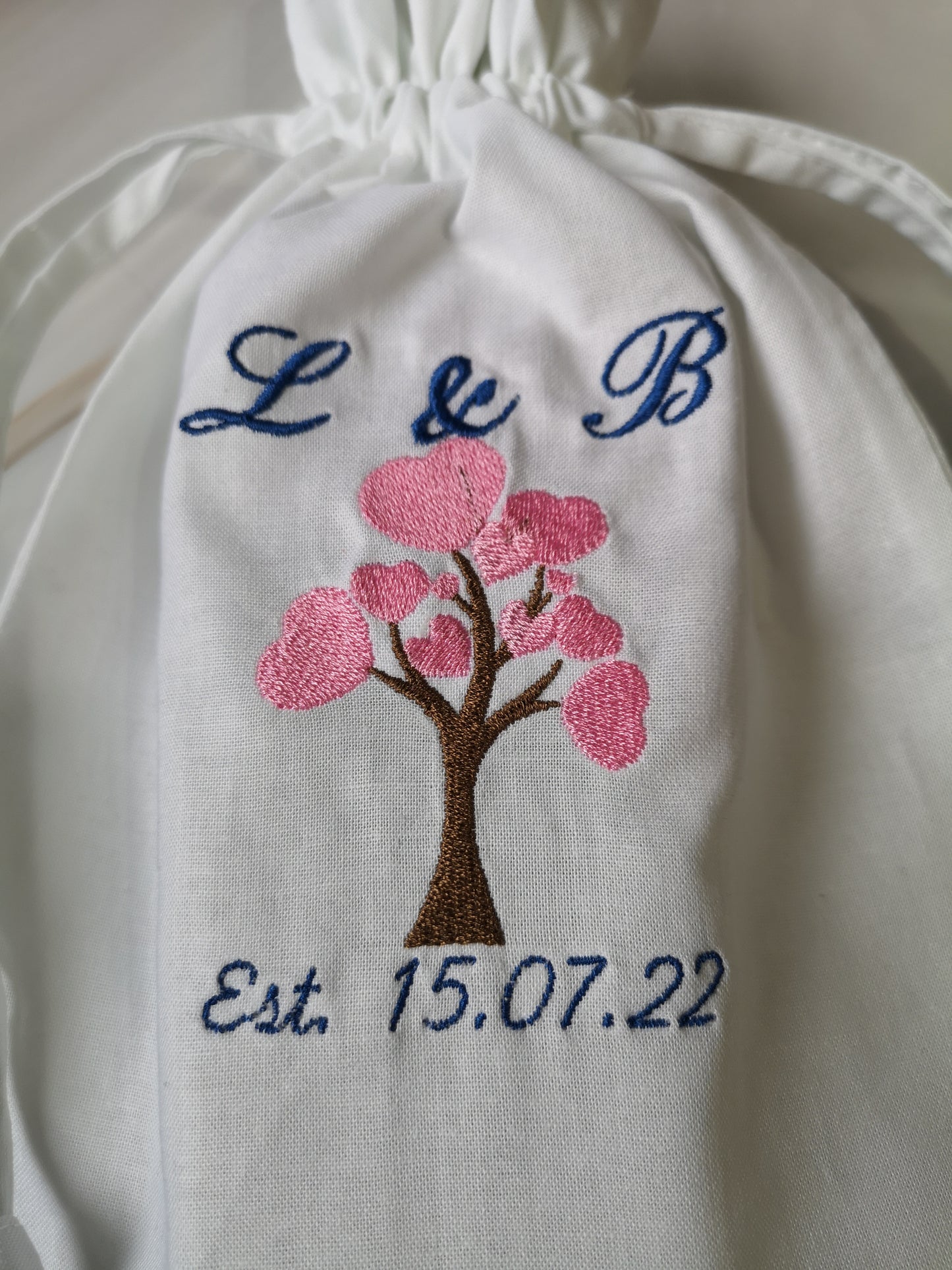 Personalised Jewish Wedding Glass Bag UK Embroider Breaking Glass Pouch Jewish Groom Glass Bag Jewish Wedding Ceremony Gift Jewish Tradition