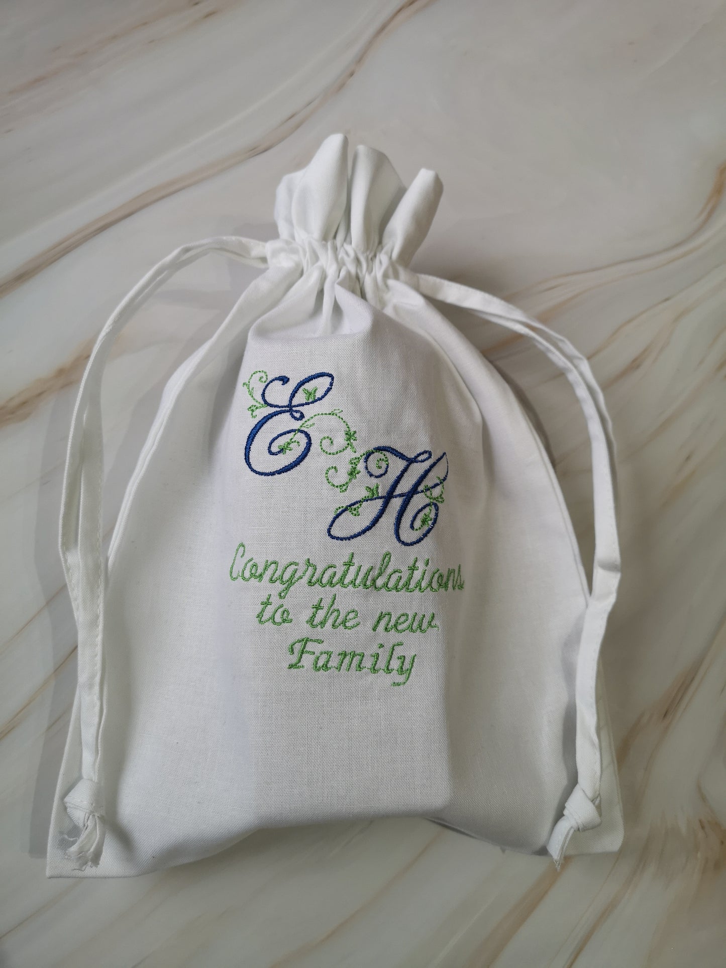 Personalised Jewish Wedding Glass Bag UK Embroider Breaking Glass Pouch Jewish Groom Glass Bag Jewish Wedding Ceremony Gift Jewish Tradition